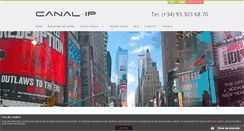 Desktop Screenshot of canalip.com